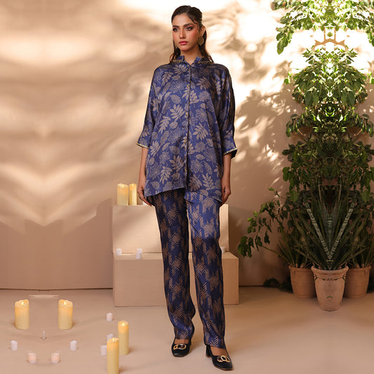 2 Pc Silk Formal Co-Ord Set - ZL25-C06-02