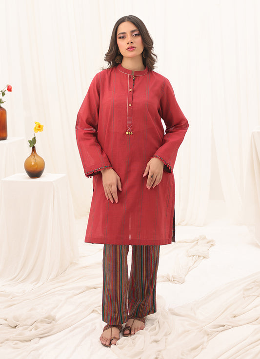 2 Pc Embroidered Set - ZL25-C14-01