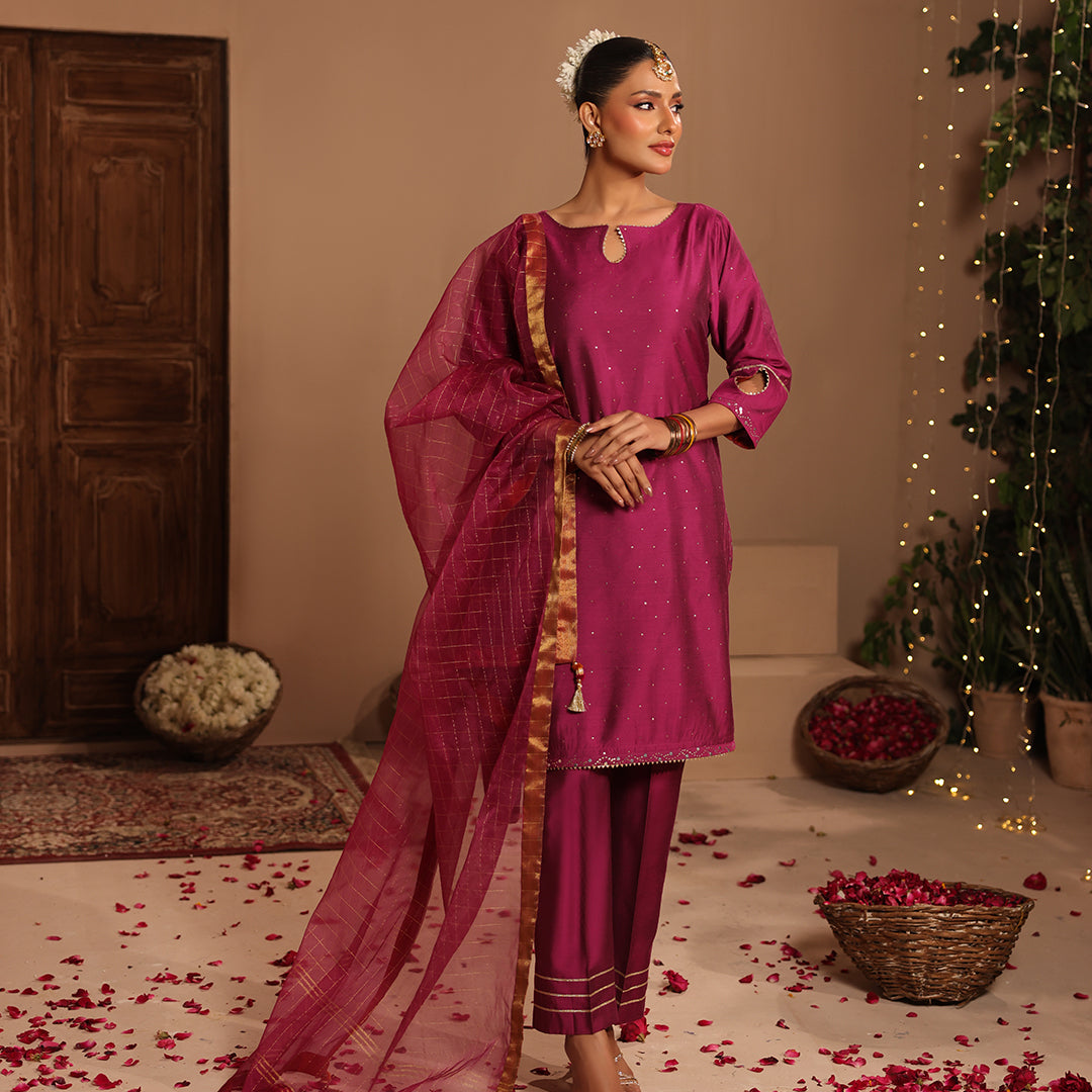 3 Pc Formal Stitched Suit - ZL25-C12-01