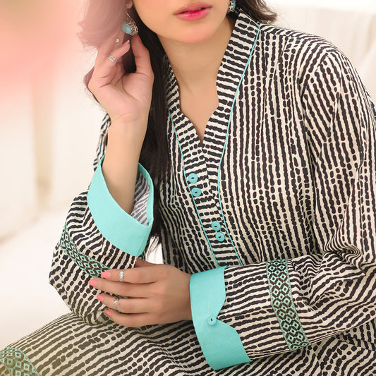 2 Pc Casual Co-Ord Set - ZL25-C07-01