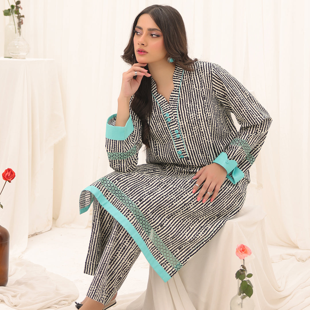 2 Pc Casual Co-Ord Set - ZL25-C07-01