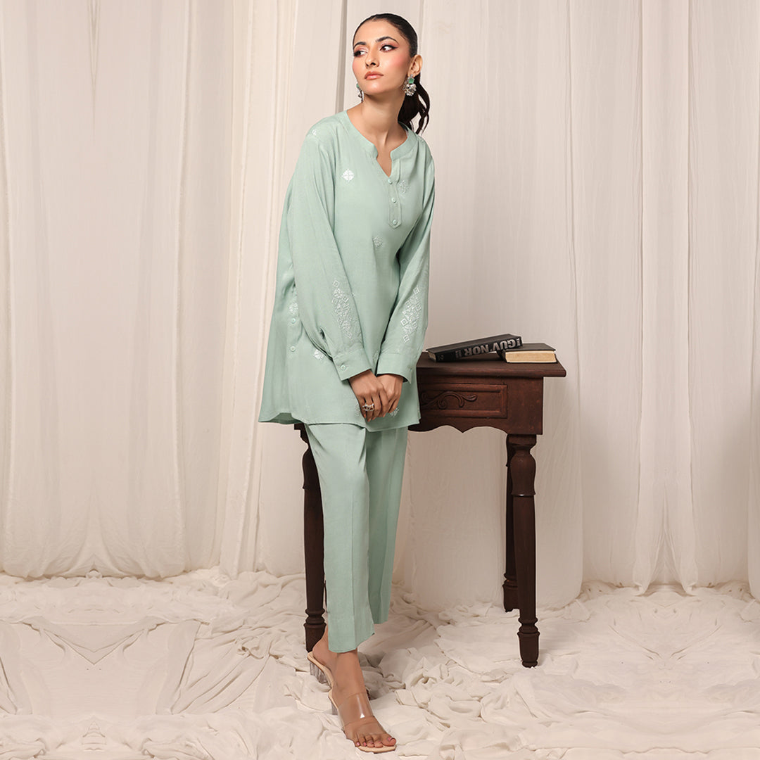 2 Pc Formal Co-Ord Set - ZL25-C01-02 Secondary image