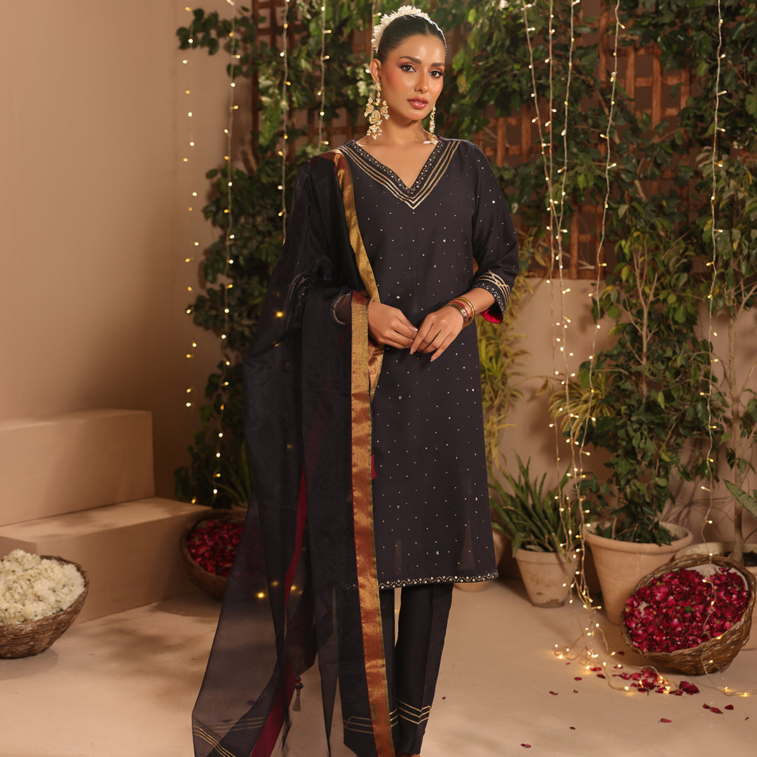3 Pc Formal Stitched Suit - ZL25-C12-03