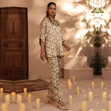 2 Pc Silk Formal Co-Ord Set - ZL25-C06-03