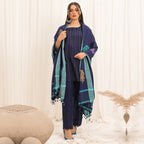 3 Pc Yarn Dyed Unstitched Suit - ZL25-C10-04