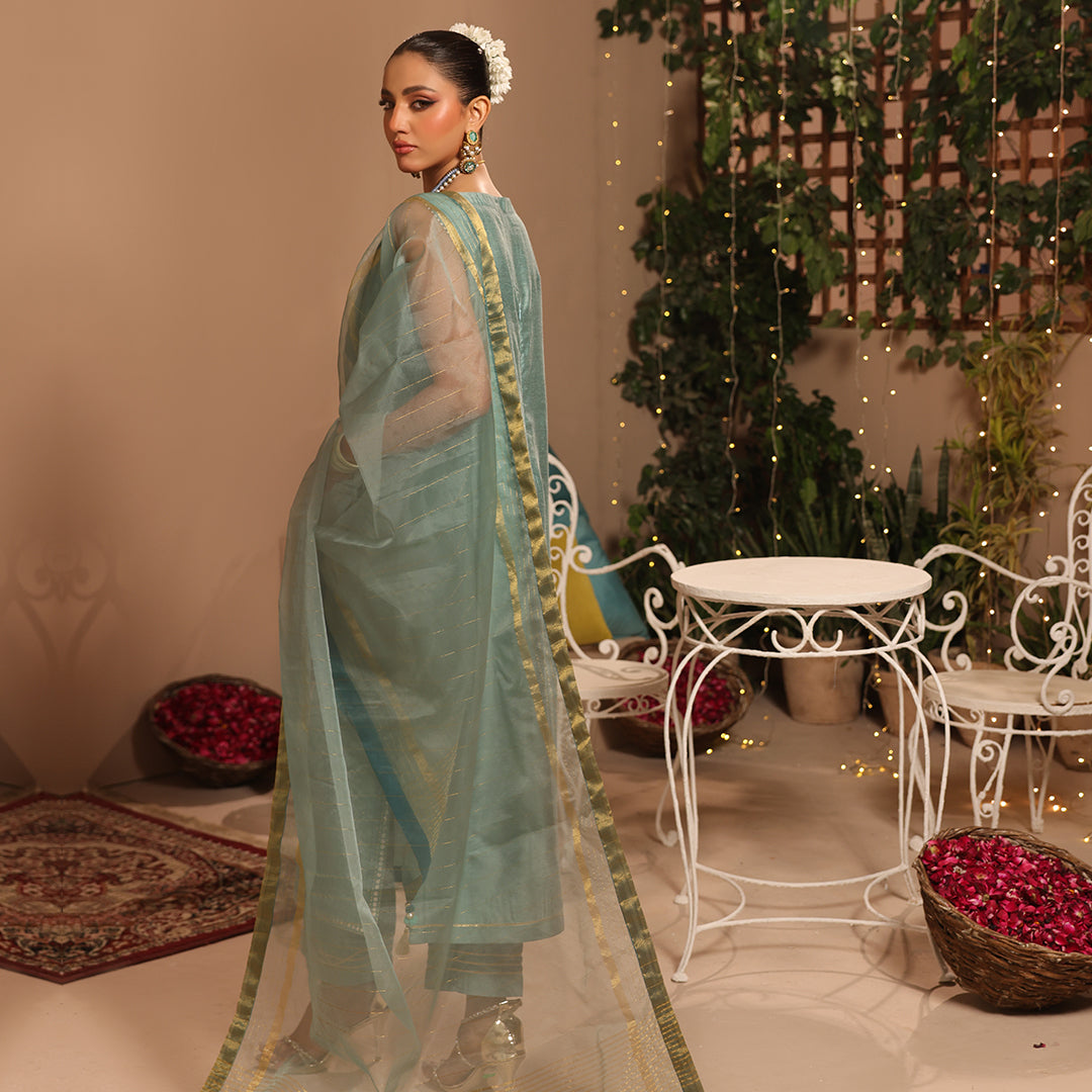 3 Pc Formal Stitched Suit - ZL25-C12-04 Secondary image