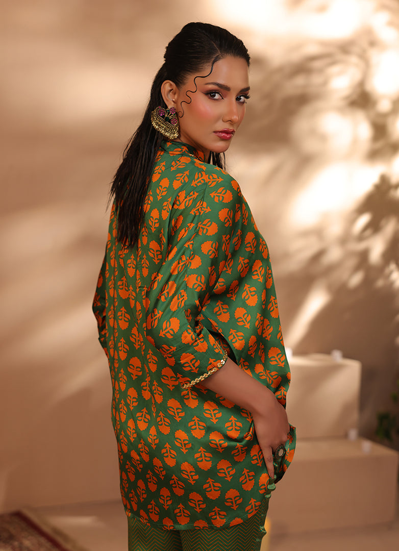 2 Pc Silk Formal Co-Ord Set - ZL25-C06-01