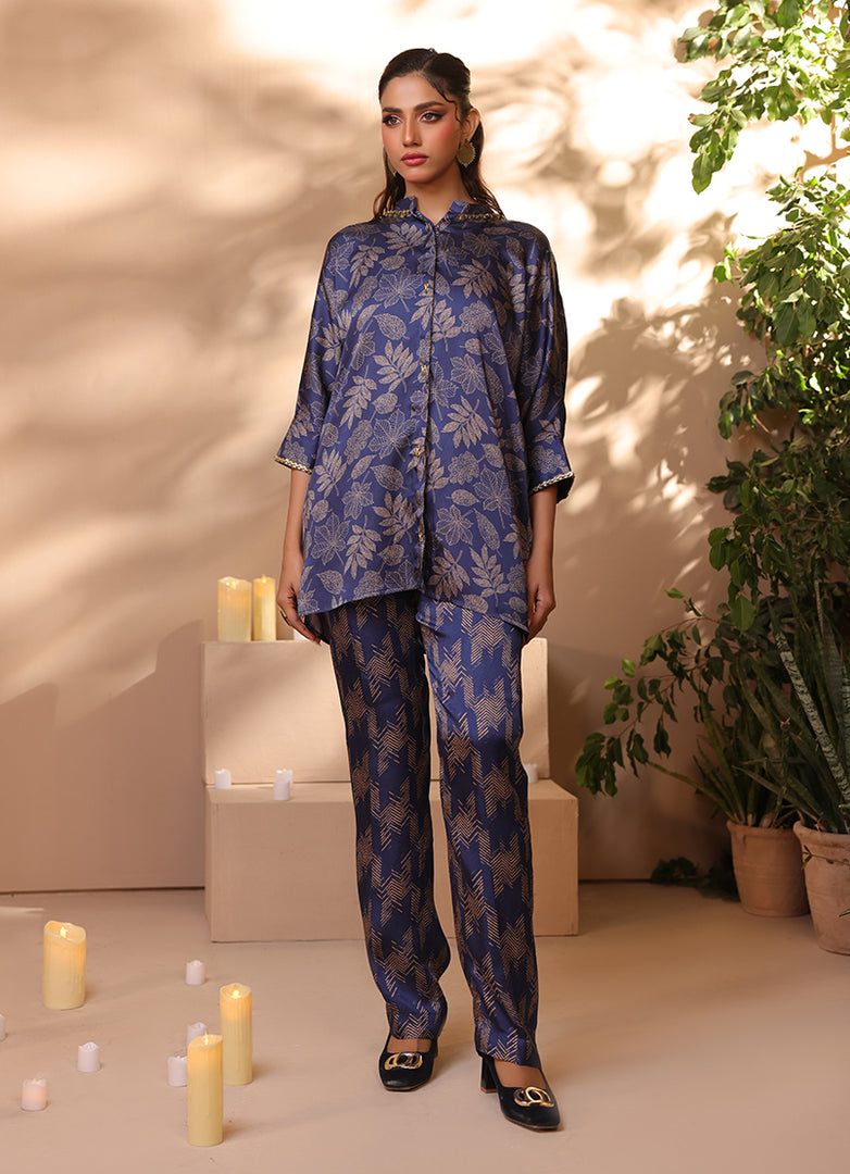 2 Pc Silk Formal Co-Ord Set - ZL25-C06-02