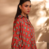 2 Pc Silk Formal Co-Ord Set - ZL25-C06-05