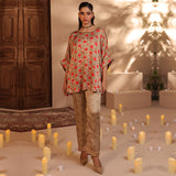 2 Pc Silk Formal Co-Ord Set - ZL25-C06-06