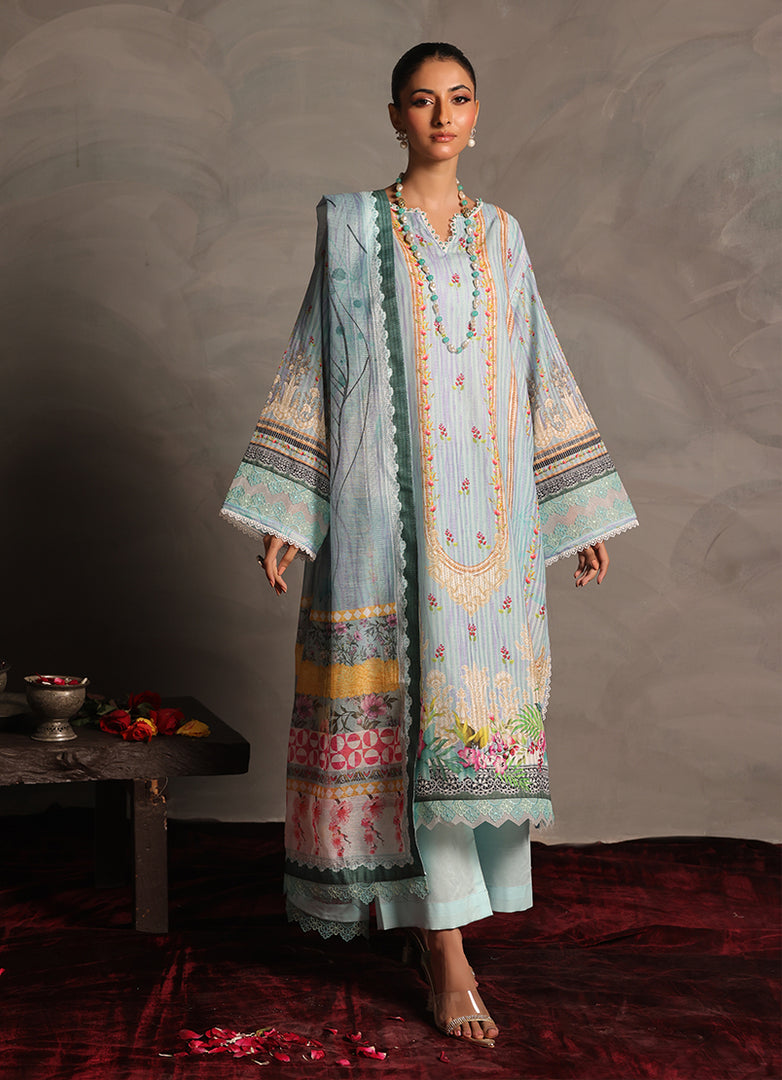 3 Pc Dobby Unstitched Suit - ZL25-C08-03