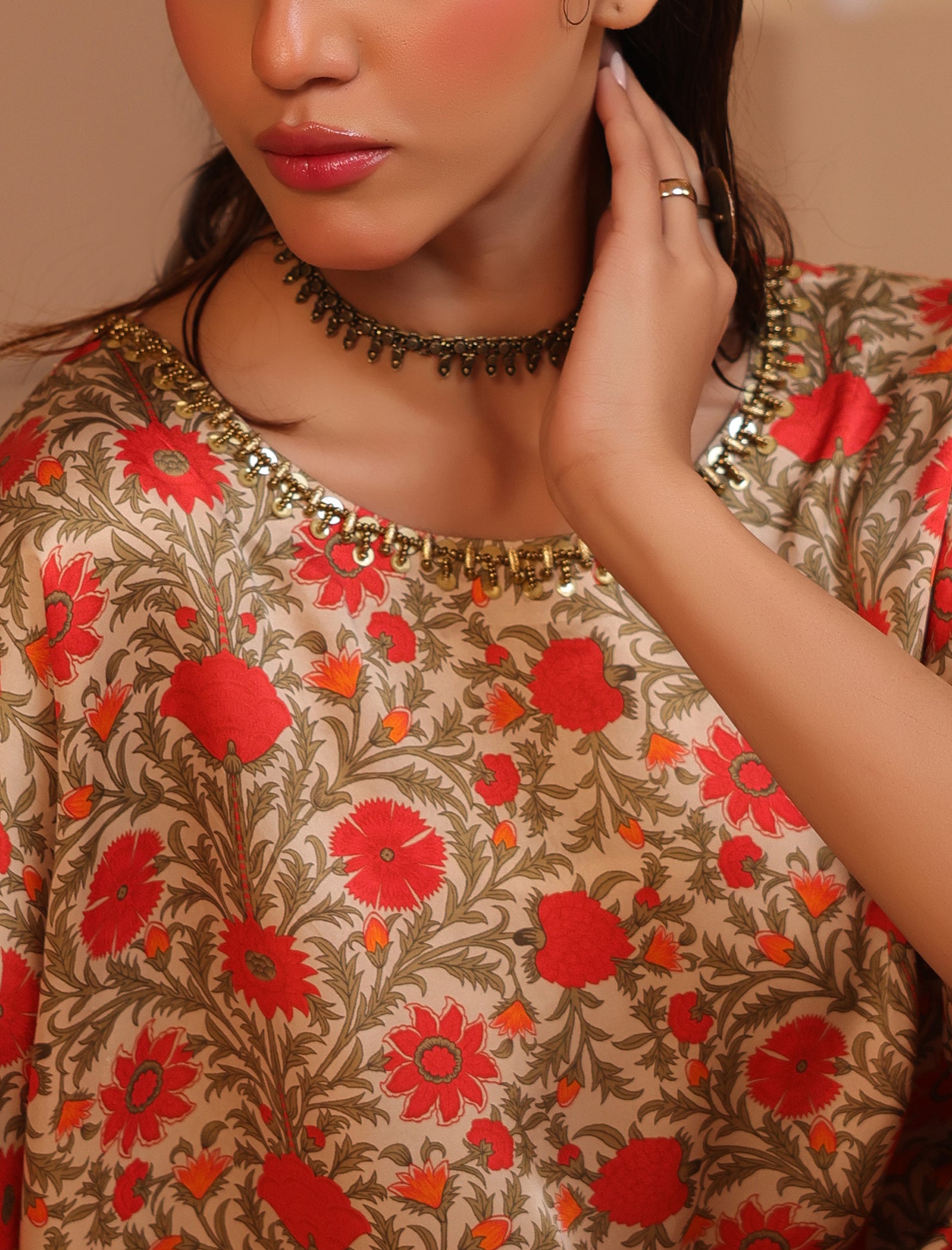 2 Pc Silk Formal Co-Ord Set Secondary image