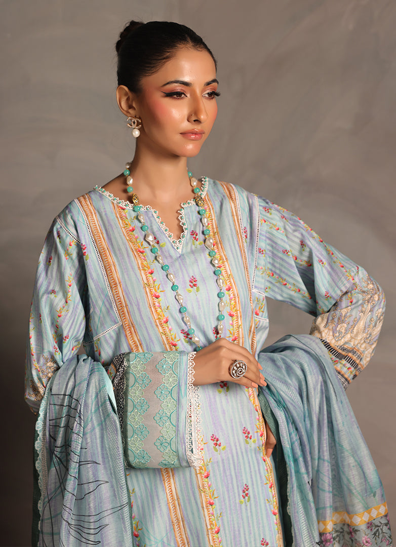 3 Pc Dobby Unstitched Suit - ZL25-C08-03