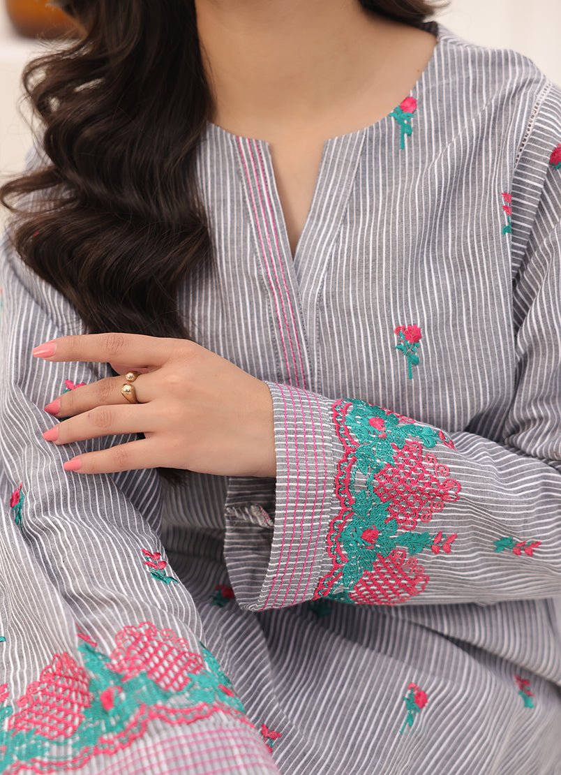 1 Pc Casual Kurti  - ZL25-C02-01