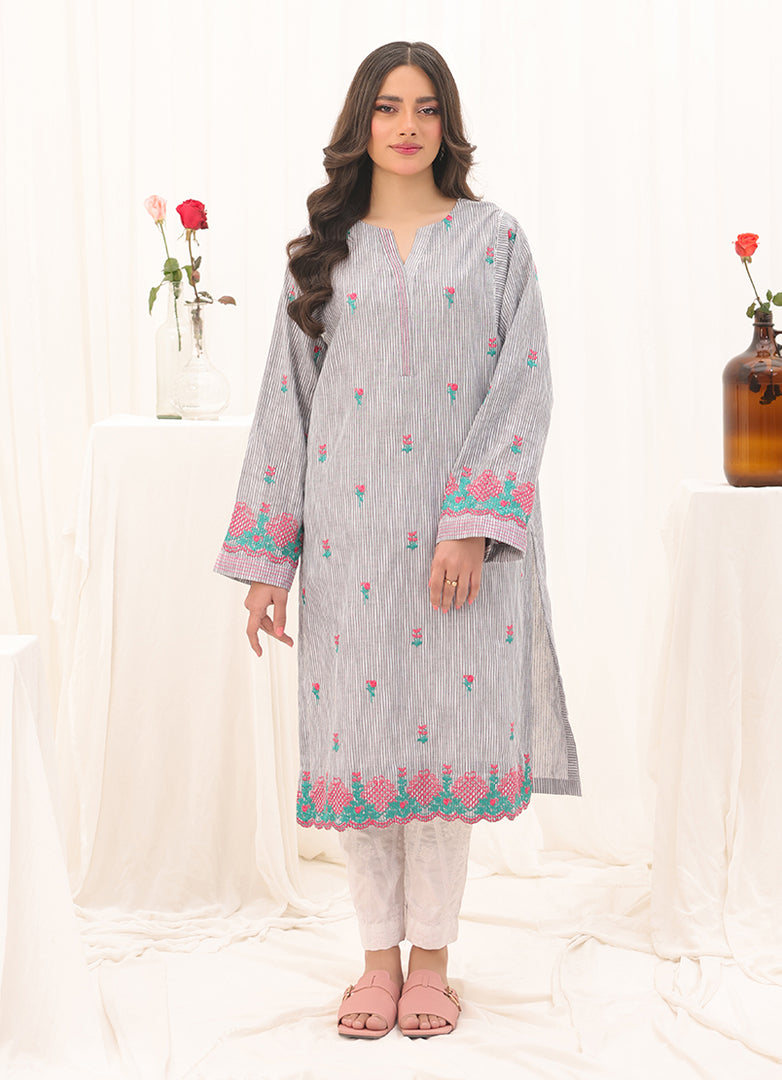 1 Pc Casual Kurti  - ZL25-C02-01