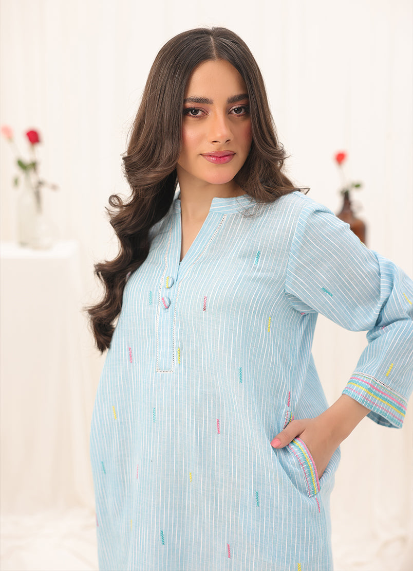 1 Pc Casual Kurti  - ZL25-C02-03 Secondary image