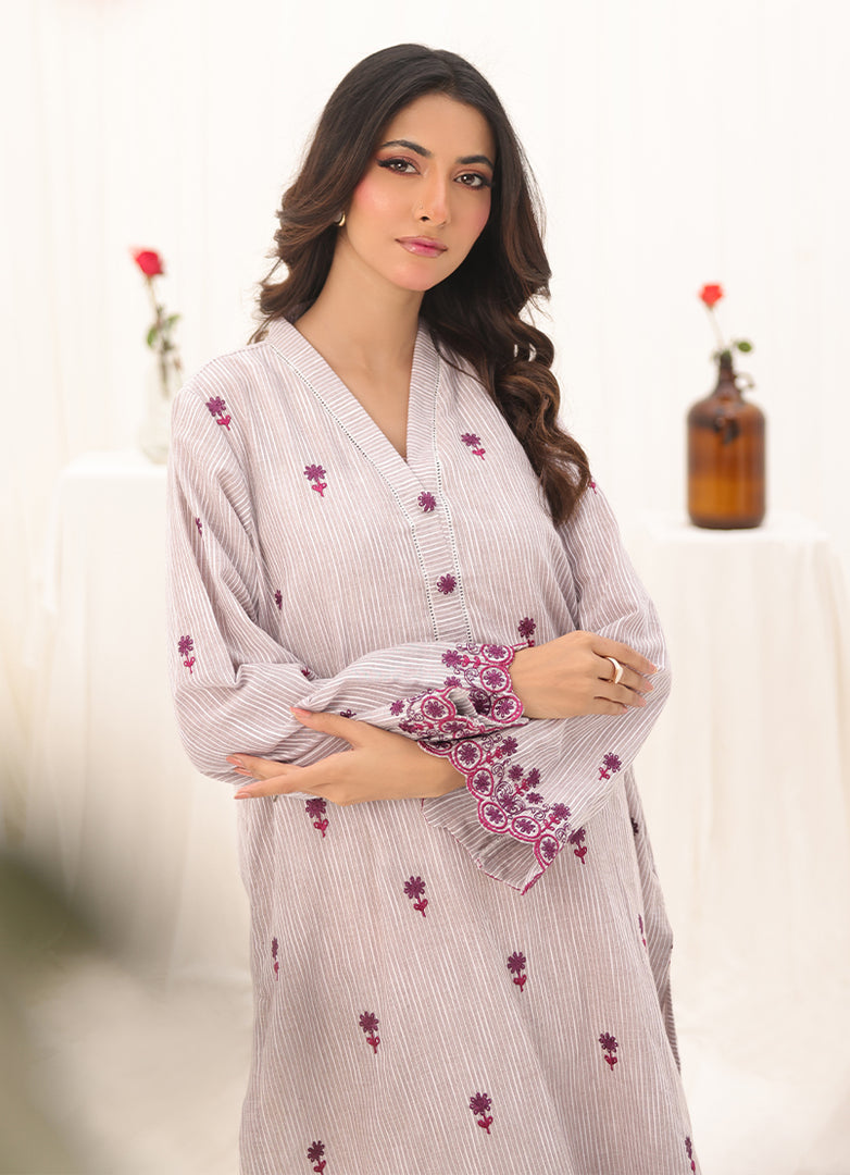 1 Pc Casual Kurti  - ZL25-C02-02