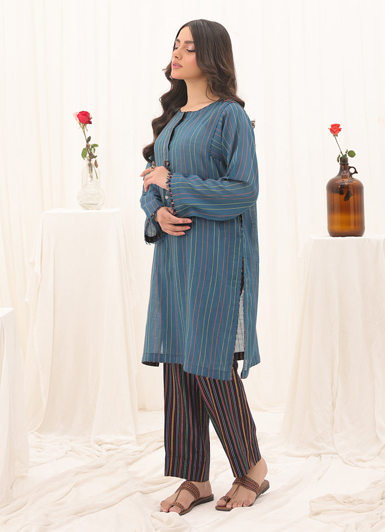 2 Pc Embroidered Set - ZL25-C14-02