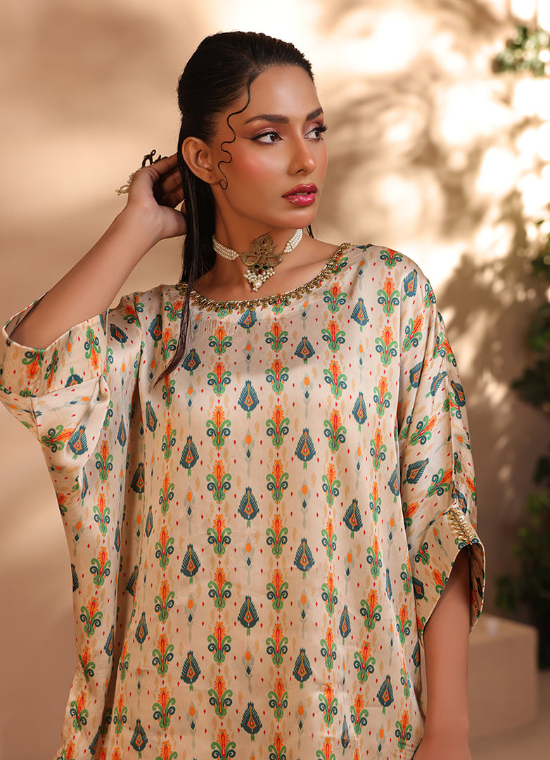 2 Pc Silk Formal Co-Ord Set - ZL25-C06-03