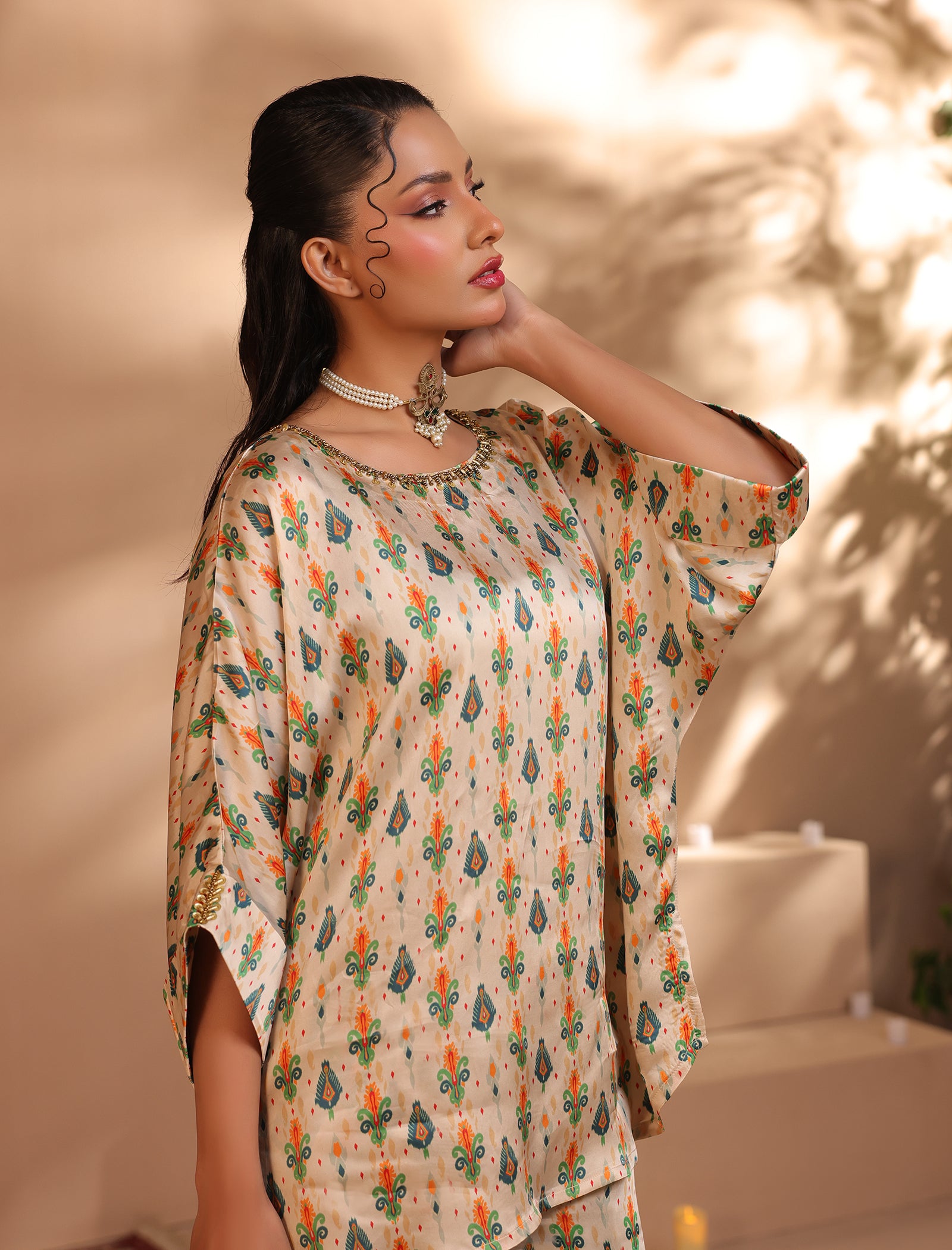 2 Pc Silk Formal Co-Ord Set Secondary image