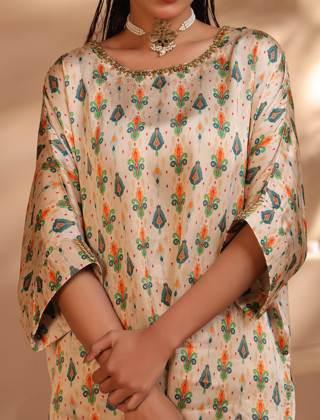 2 Pc Silk Formal Co-Ord Set