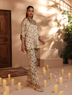 2 Pc Silk Formal Co-Ord Set