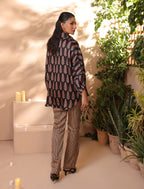 2 Pc Silk Formal Co-Ord Set