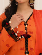 3 Pc Yarn Dyed Unstitched Suit