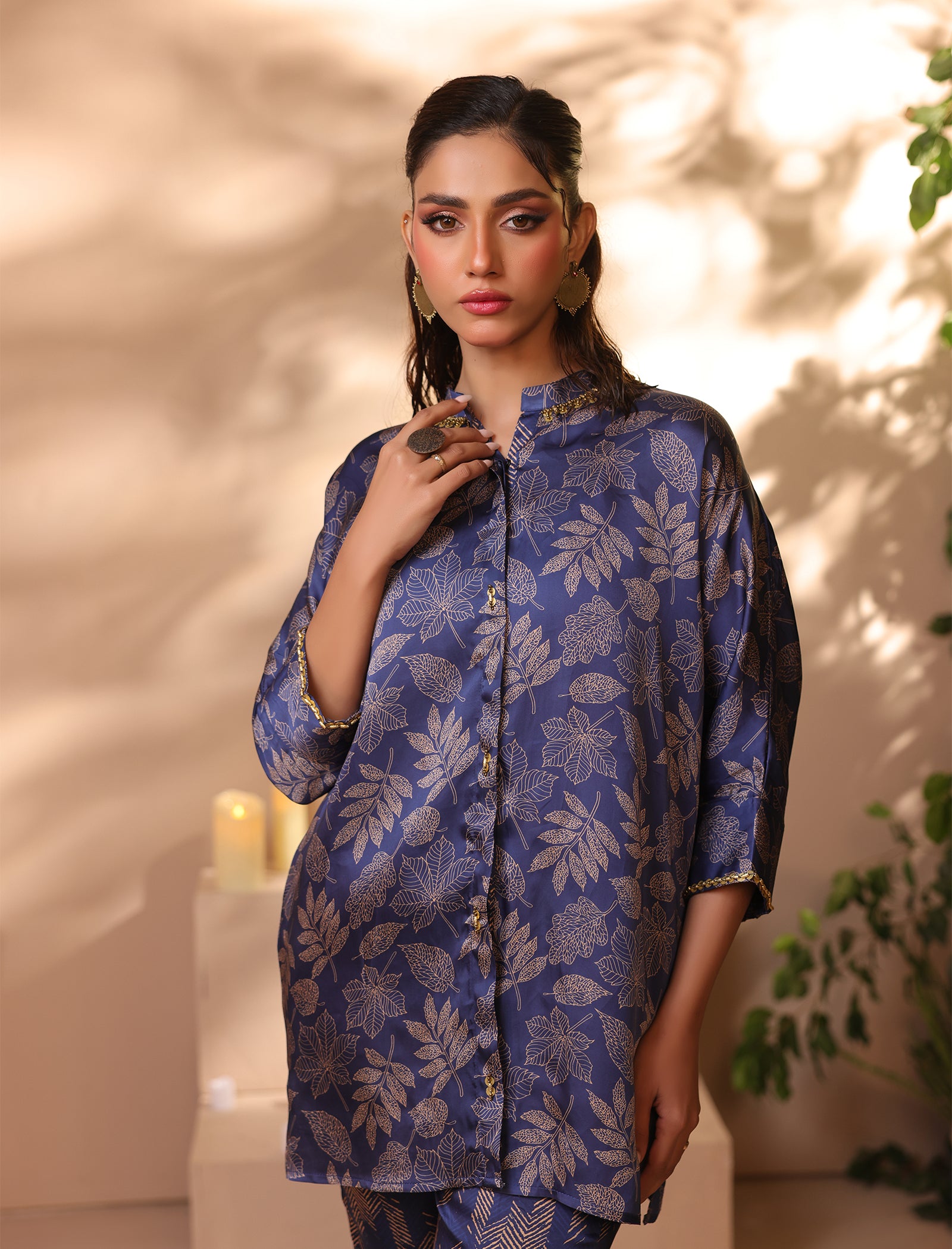 2 Pc Silk Formal Co-Ord Set Secondary image