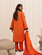 3 Pc Yarn Dyed Unstitched Suit