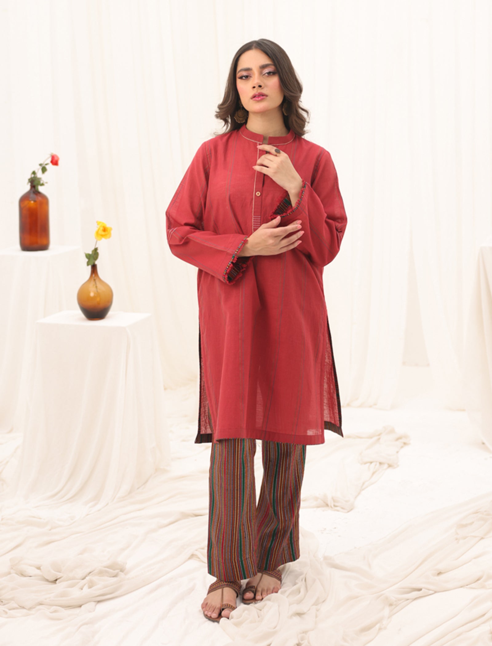 2 Pc Embroidered Set