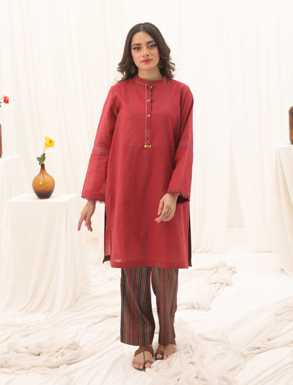 2 Pc Embroidered Set