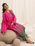 3 Pc Yarn Dyed Unstitched Suit