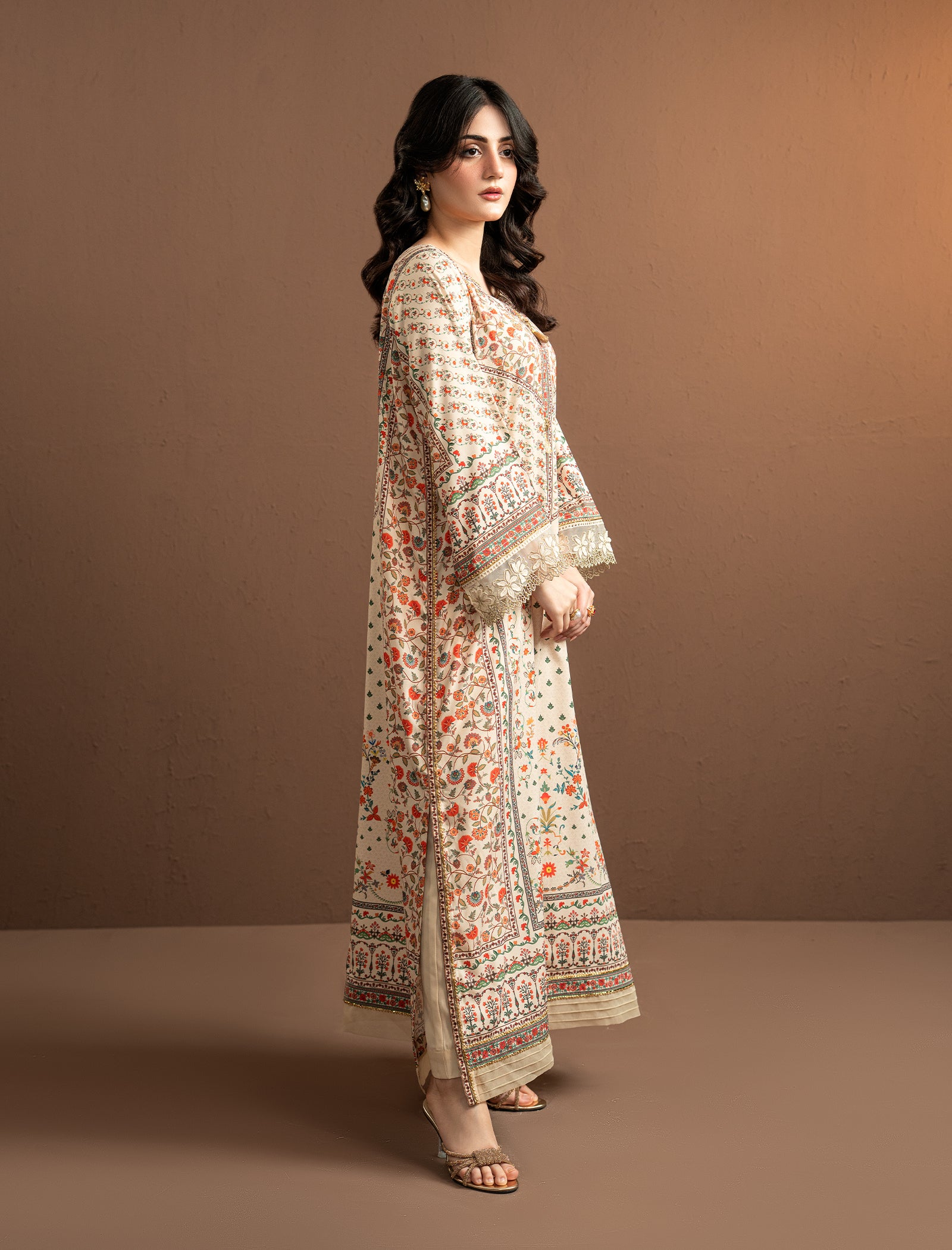 2 Pc Formal Printed Kaftaan