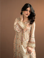 2 Pc Formal Printed Kaftaan