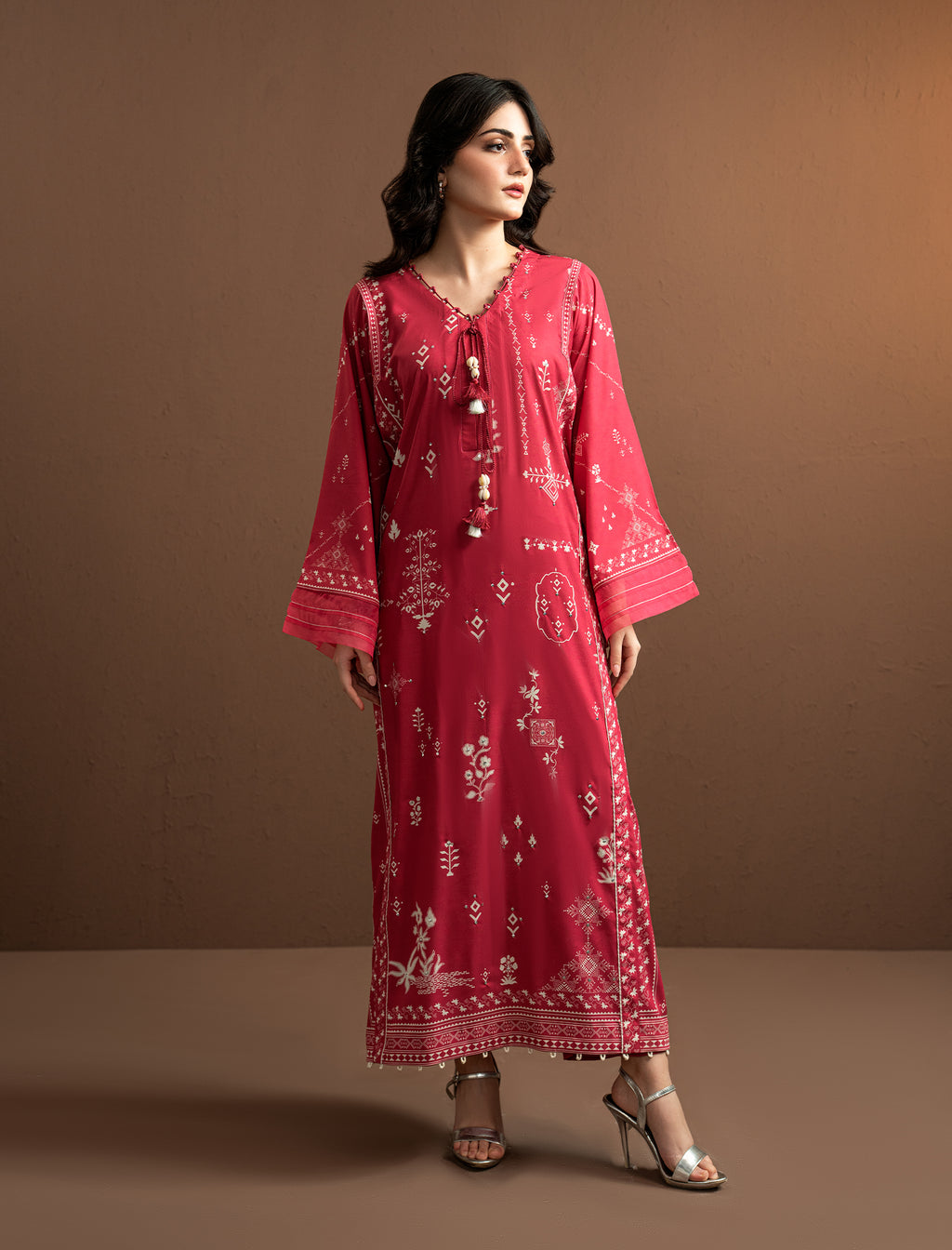 2 Pc Formal Printed Kaftaan