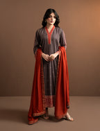 2 Pc Formal Printed Kaftaan