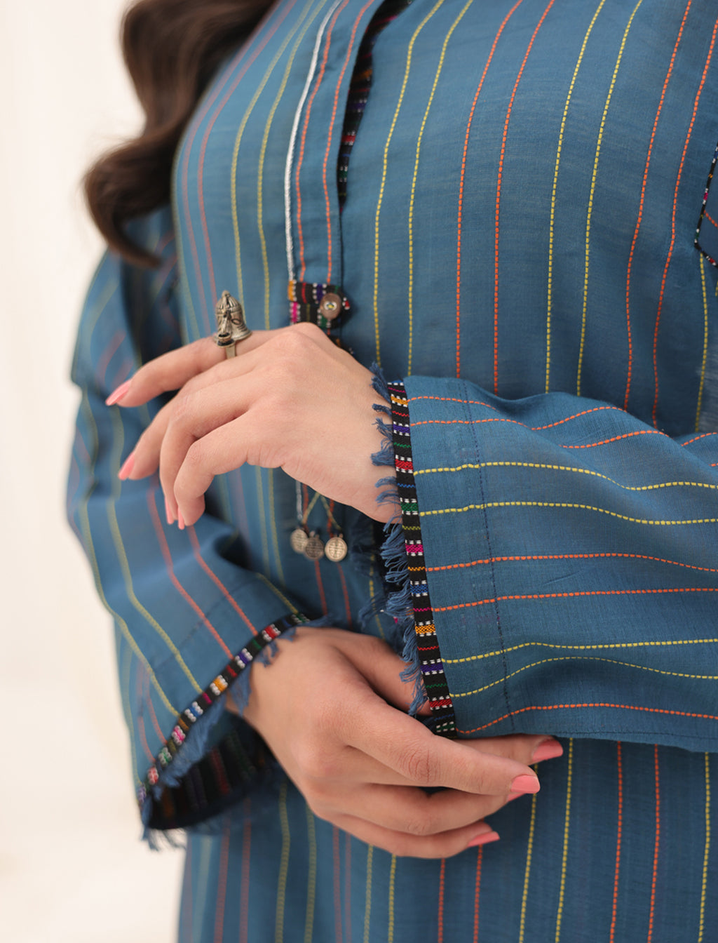 2 Pc Embroidered Set