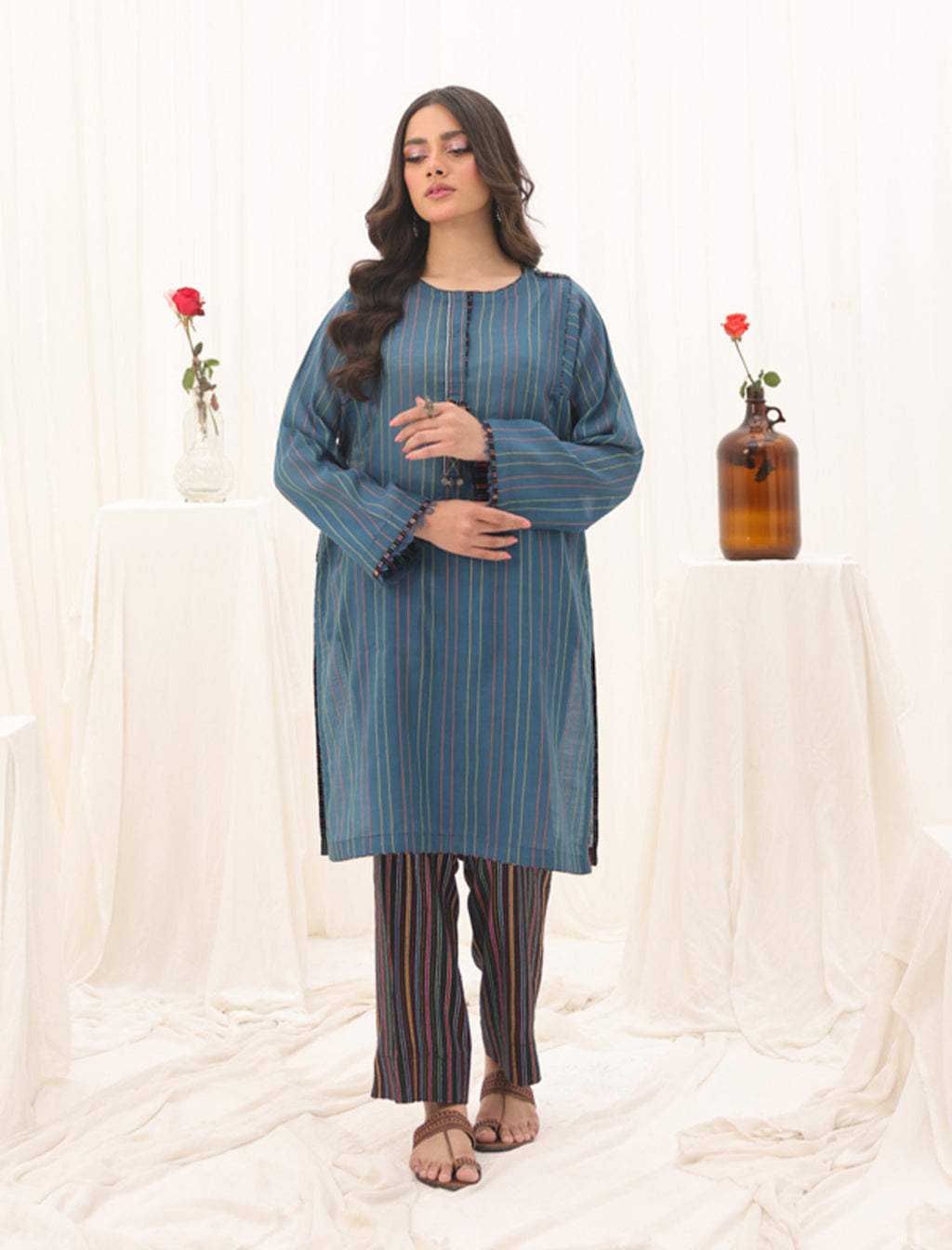 2 Pc Embroidered Set