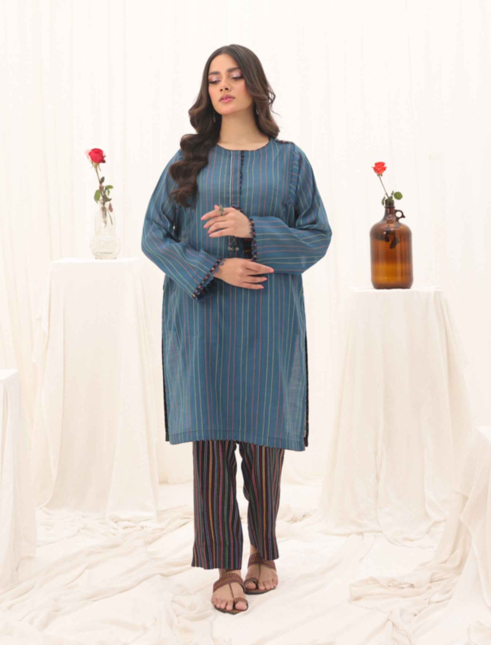 2 Pc Embroidered Set