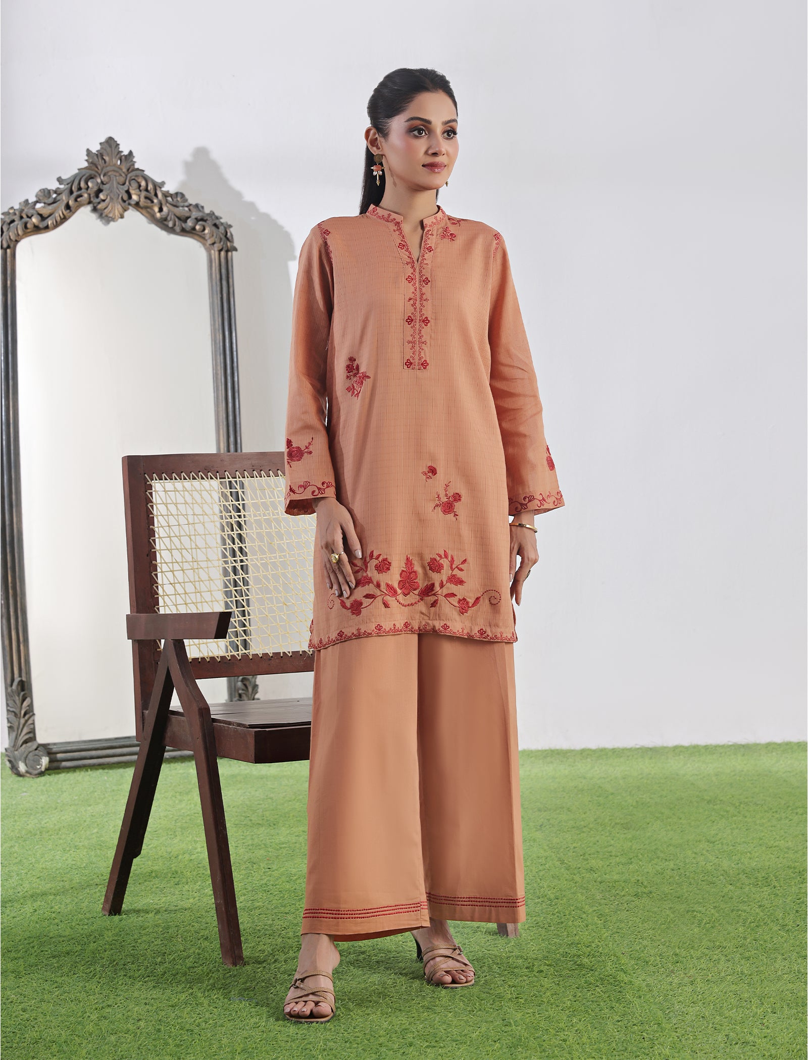 2 Pc Casual Coords Set Main image